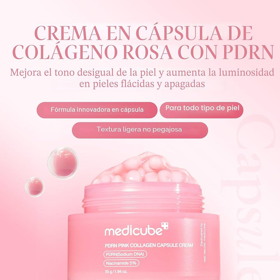 Crema Facial PDRN Pink Collagen de Medicube