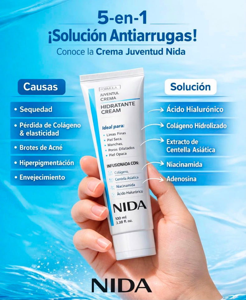 NIDA  – Crema Hidratante Antiedad