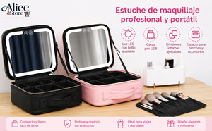 Cosmetiquera con Espejo LED