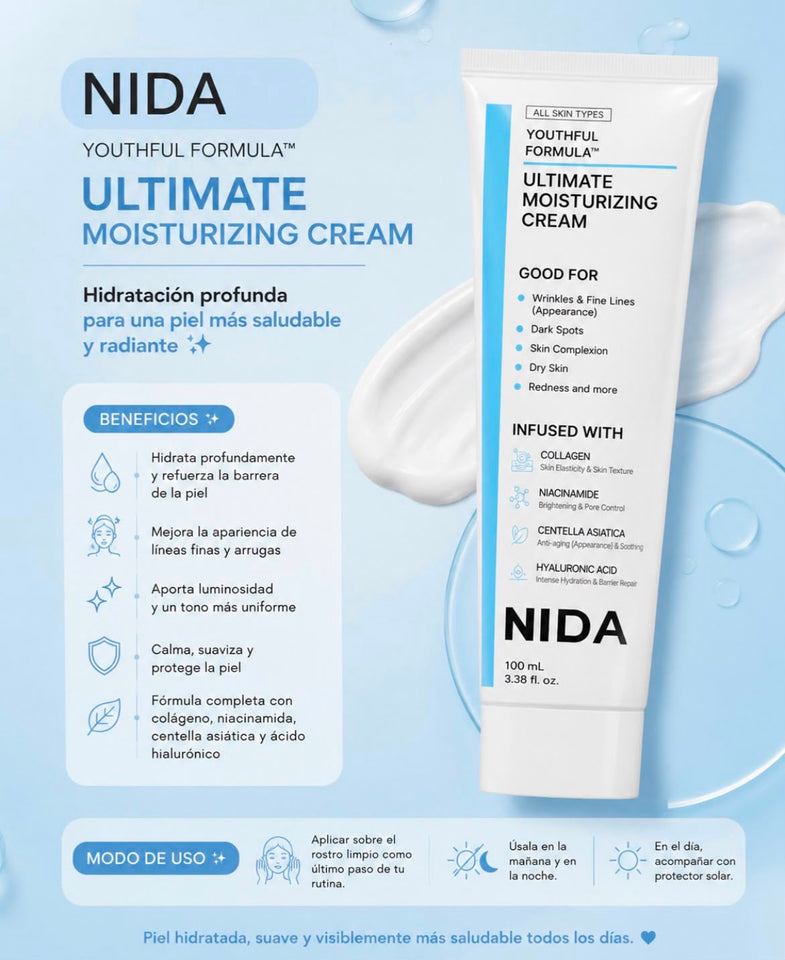 NIDA  – Crema Hidratante Antiedad